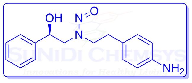 Picture of (1R)-2-{[2-(4-aminophenyl)ethyl](nitroso)amino}-1-phenylethanol